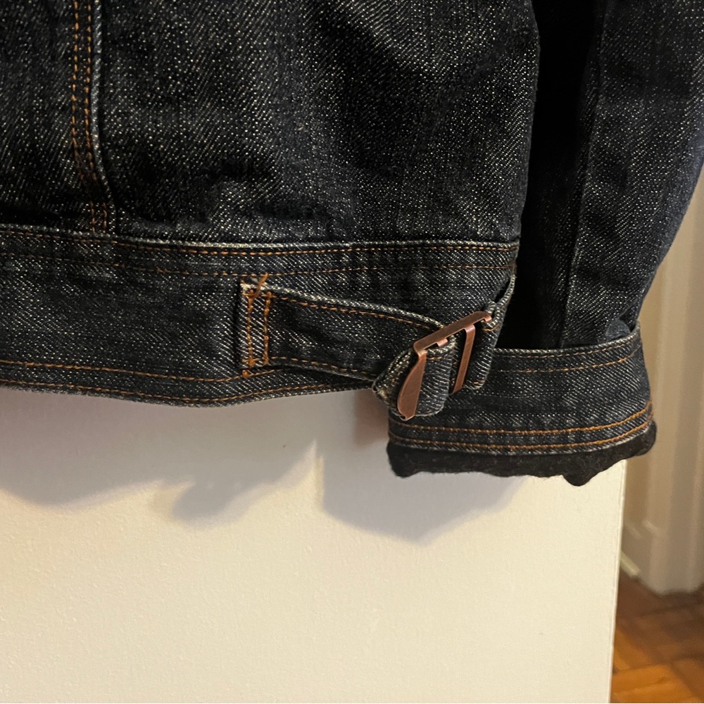 Shearling Denim Jacket - Picture 7 of 8